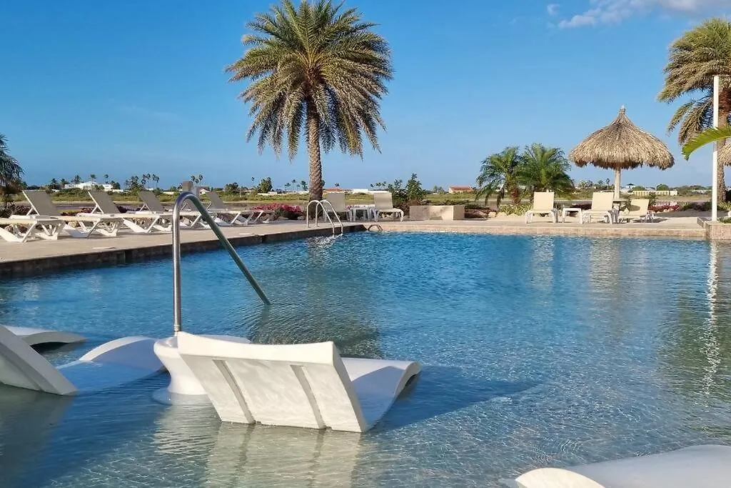 3 Minutes From Best Beaches In Aruba! Luxury Tropical Townhouse At Gold Coast Aruba Villa Palm Beach