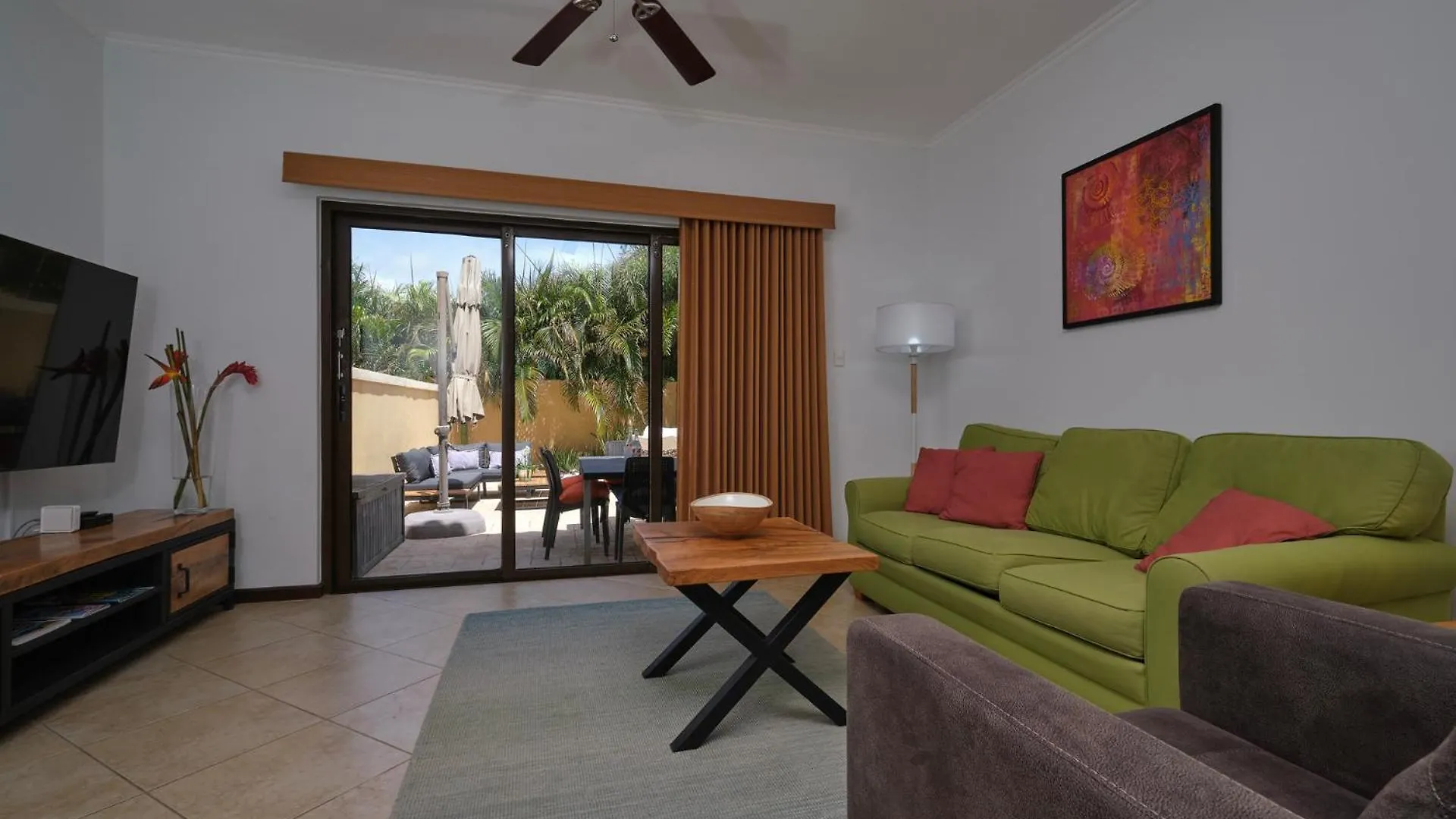 3 Minutes From Best Beaches In Aruba! Luxury Tropical Townhouse At Gold Coast Aruba Villa Palm Beach
