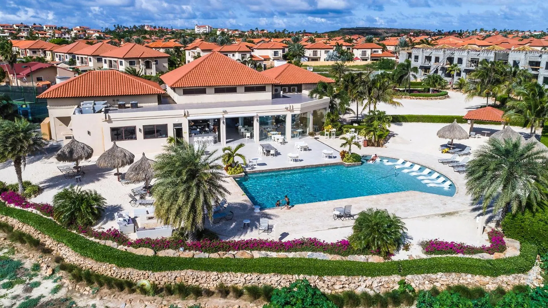 3 Minutes From Best Beaches In Aruba! Luxury Tropical Townhouse At Gold Coast Aruba Villa Palm Beach Aruba